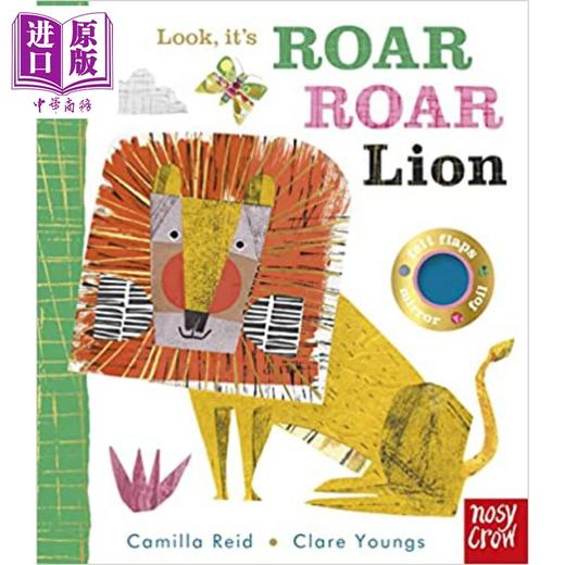 【中商原版】Look  it’s Roar Roar Lion  看狮子在吼叫 英文原版儿童绘本 动物及动物故事主题 Camilla Reid 3到6岁 商品图0