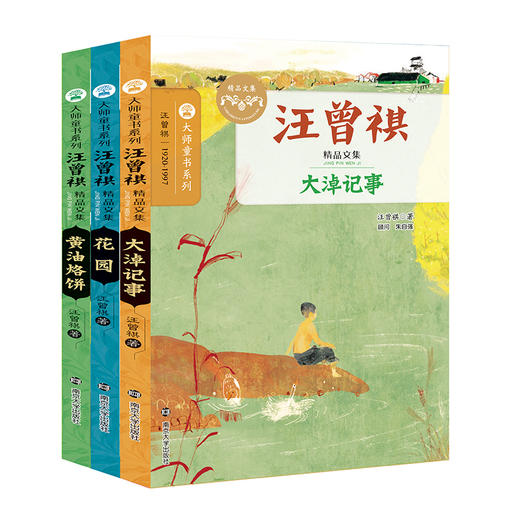 汪曾祺精品文集// 花园 黄油烙饼 大淖记事 全3册大师童书系列 汪曾祺著作 商品图1