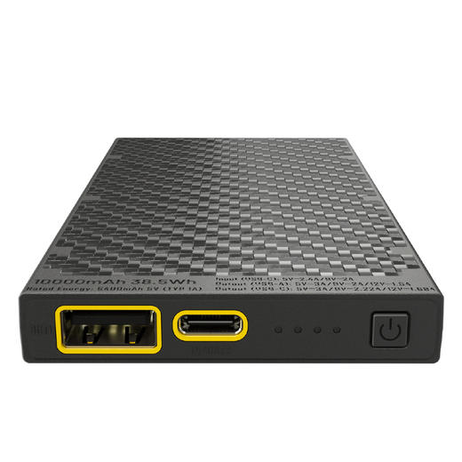 NITECORE 奈特科尔 碳纤10000毫安移动电源 充电宝 3C认证可上飞机 商品图9