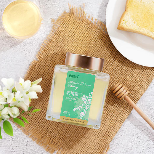 秦晋峡谷刺槐蜂蜜450g  鲜洁淡雅 自然成熟好蜜 商品图3