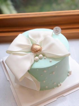 翻糖蝴蝶结奶油蛋糕 下单前请仔细阅读商品详情