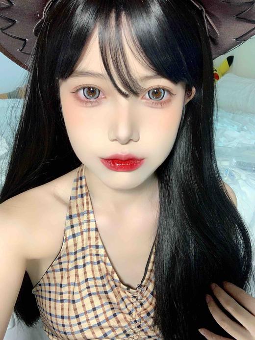 年抛 奶油多士 sheepcon  大直径14.5 着色14.4 (同品牌多副更划算 选款色板在详情页)灰色混血美瞳 商品图4