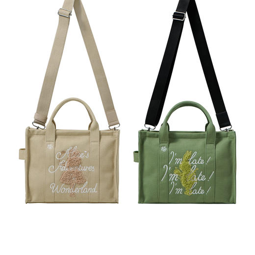 大英博物馆爱丽丝手提斜挎包棉帆布包托特包单肩送女友七夕礼物 商品图4