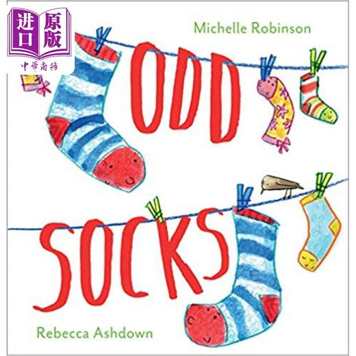 【中商原版】Odd Socks 奇怪的袜子 英文原版儿童绘本 故事绘本 Michelle Robinson 3到6岁 商品图0