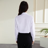 【防水防油防污】罗蒙女士长袖V领衬衫纯色舒适抗皱易清洗商务通勤衬衣女 商品缩略图2