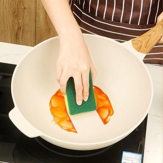 大振 DOZN 不粘锅炒锅 麦饭石炒菜锅 32cm家用燃气煤气灶电磁炉通用 圆提把手32CM炒锅带盖 商品图2