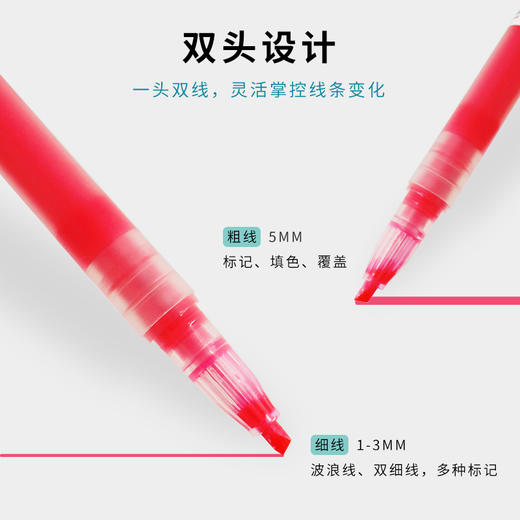 UNISUN 直液式荧光笔 2盒装 商品图1