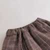 【马克珍妮 芦芙】秋装新款 女童经典格纹毛呢百褶裙221665 商品缩略图2