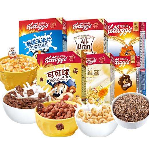 家乐氏全麦维香脆麦米片香甜玉米片营养即食谷物临期食品 商品图0