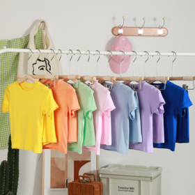 【两套任选】朱两只7色ins风儿童莫代尔短袖家居服套装