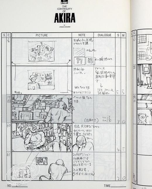 【中商原版】阿基拉 动画分镜画集1 大友克洋全集系列 日文原版 Animation AKIRA Storyboards 1 OTOMO THE COMPLETE WORKS 商品图6