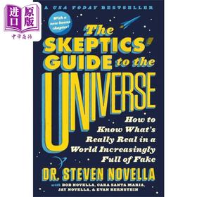 【中商原版】如何独立思考 跨越认知陷阱 建立科学思维 The Skeptics Guide to the Universe 英文原版 Steven Novella
