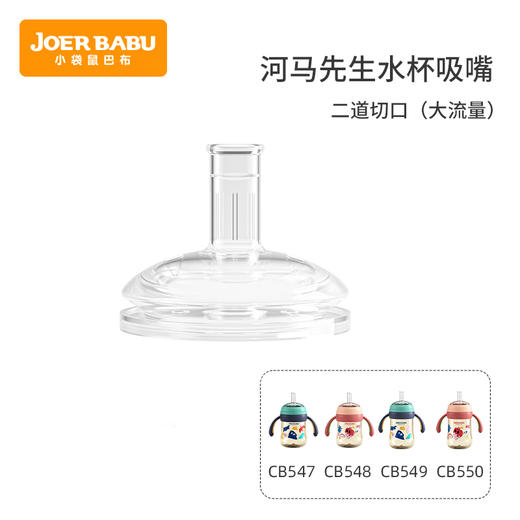 河马先生水杯 原装吸嘴（二道切口） 商品图0