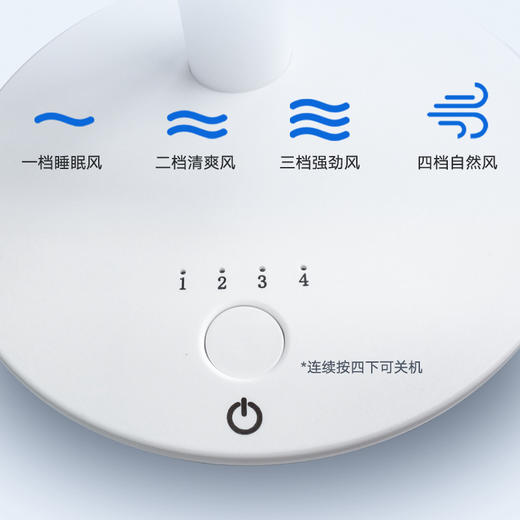 超长续航桌面小风扇 USB充电风扇 直流电风扇 涡轮风扇 商品图1