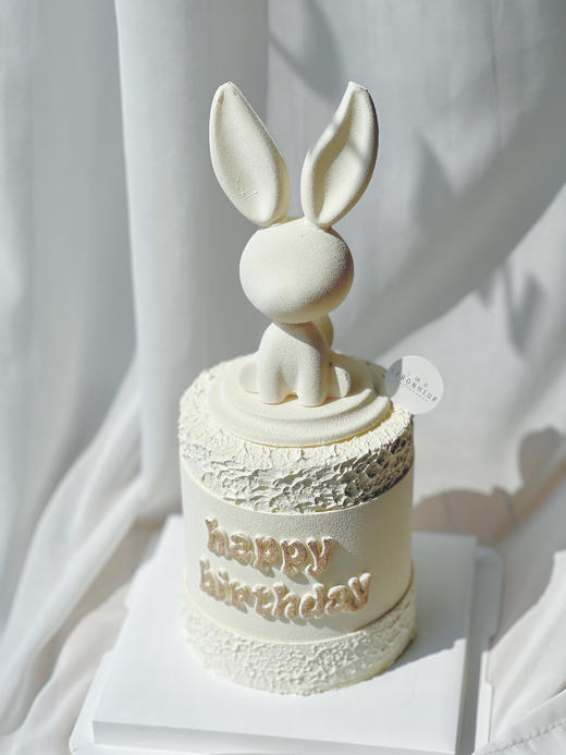 HAPPY 兔 U · 奶油霜蛋糕 （颜色可改） 商品图0