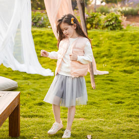 棉果果商场同款秋季女童正反面两穿贴身外穿羽绒马夹M322171922543