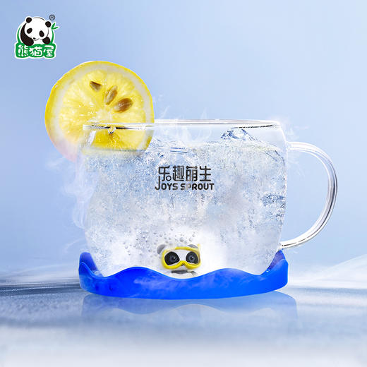 熊猫屋PANDAHOUSE 潘兜浮潜玻璃杯 商品图2