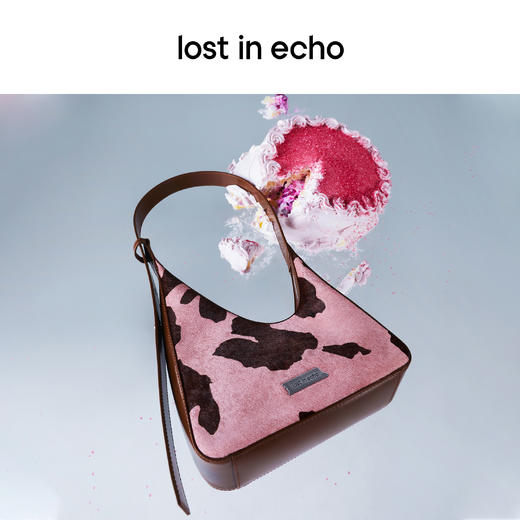 [断码]lost in echo 2022年新款不对称设计奶牛纹小号腋下月牙包手提女 商品图2