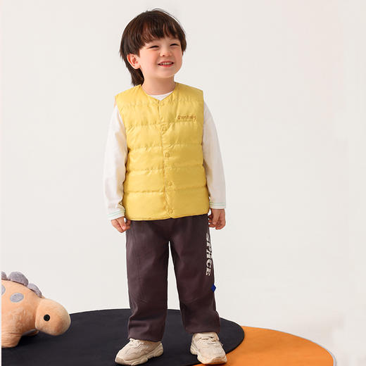 商场同款棉果果秋季新款男女童两面穿羽绒马夹正反面两穿贴身或外穿M302171922541 商品图0