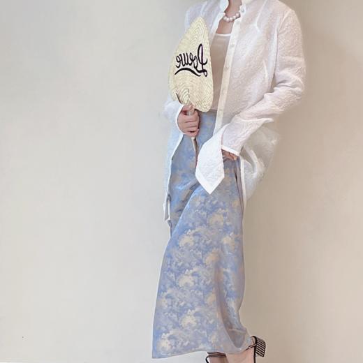 预定|盛唐牡丹 新中式经典款提花真丝缎面 单条裙子.潮快闪[福利品] 商品图2
