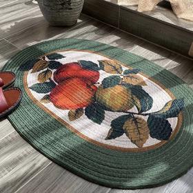 手工编织地垫门口垫印花地毯脚垫卫生间厨房浴室门口吸水防滑垫子