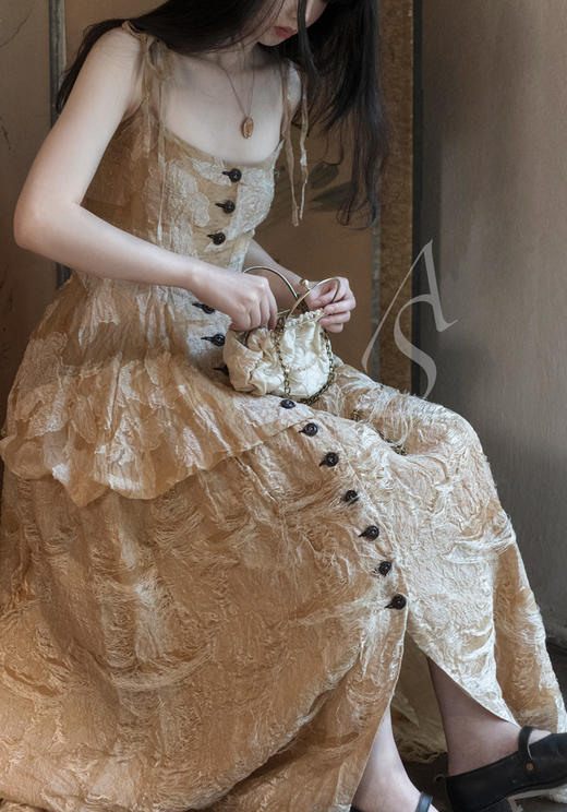 Aokinside   纯银/金色鸢尾银币项链 商品图5