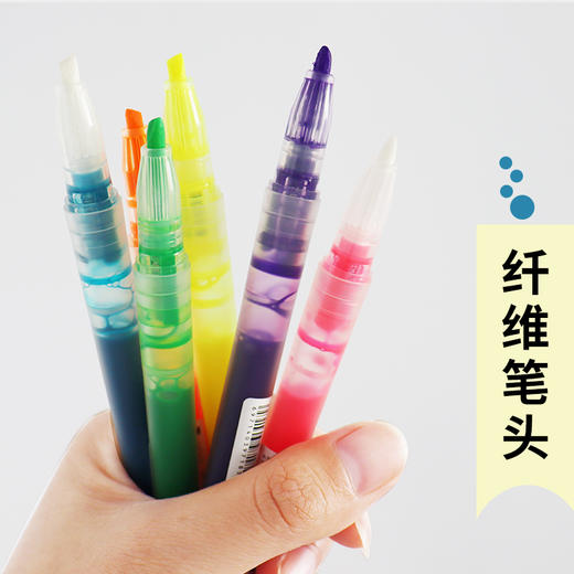 UNISUN 直液式荧光笔 2盒装 商品图2