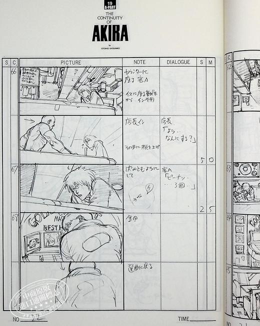 【中商原版】阿基拉 动画分镜画集1 大友克洋全集系列 日文原版 Animation AKIRA Storyboards 1 OTOMO THE COMPLETE WORKS 商品图7