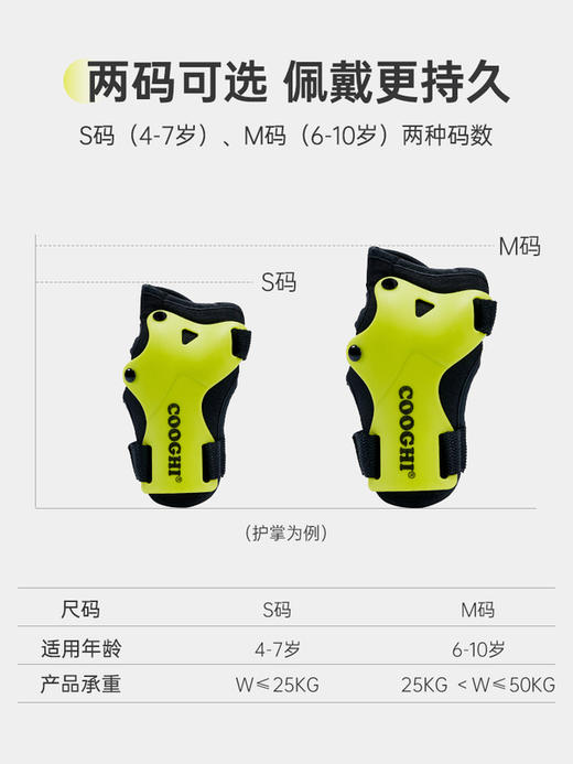 COOGHI酷骑儿童护具轮滑骑行装备防摔护膝 商品图2
