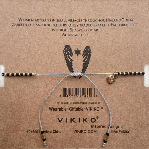 【12cm短款】VIKIKO日本天然天河石元素细小手链绳 12-25cm 商品图2