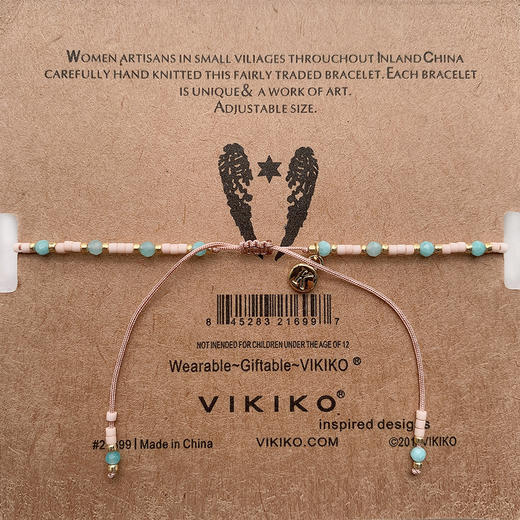 【AB系列】VIKIKO日本天然天河石细小手链绳 15cm-25cm 商品图2