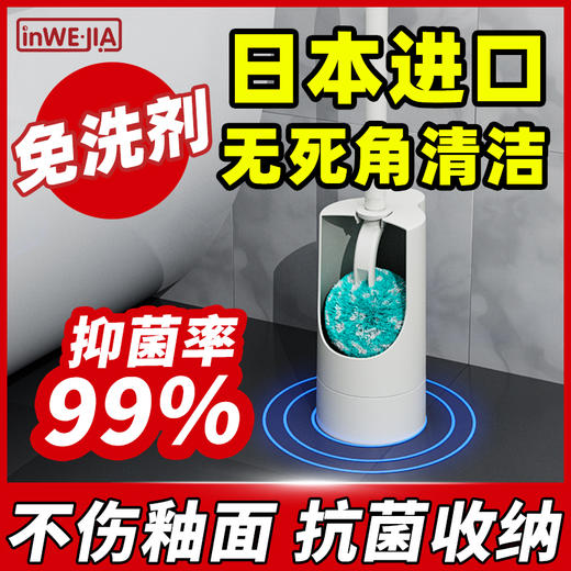 积分换购 | inWEJIA 家用无死角马桶刷2只装[福利品] 商品图3