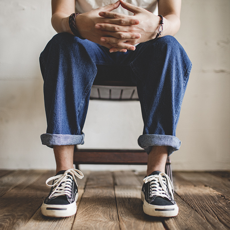 【马登男鞋】开口笑帆布鞋夏季男鞋复古低帮黑色休闲鞋子女鞋潮流透气情侣板鞋