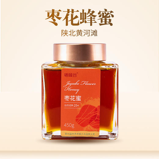 陕北黄河滩枣花蜜450g口感纯正枣香馥郁 46届国际蜂联品质大奖蜂蜜 商品图0
