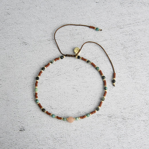 【AB系列】VIKIKO日本天然天河石细小手链绳 15cm-25cm 商品图1