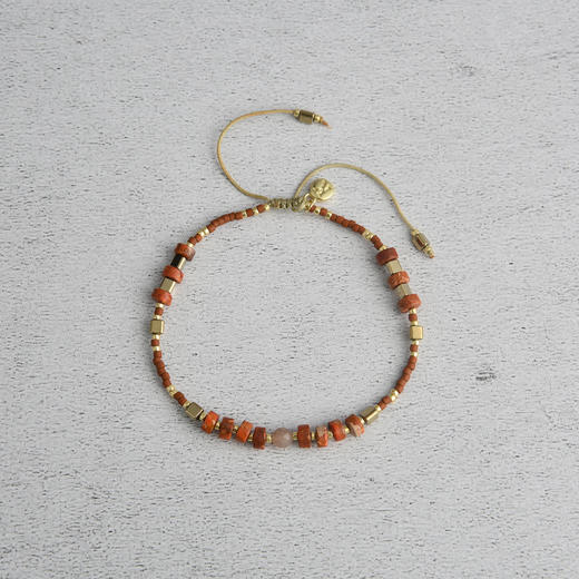 【VK系列 / 帝王石系列】VIKIKO日本 天然石 / 天然粉晶 细手链绳编织珠串 15cm-25cm 商品图1