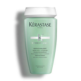 【跨境】KERASTASE 卡诗 双重功能洗发水新版白盖 清爽控油 「油性头皮干性发质」250毫升