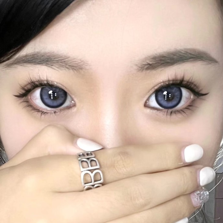 Morea年抛隐形眼镜 灰紫钻石14.5mm 一副/2片-VVCON美瞳网21