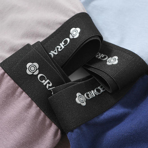 洁丽雅内裤4条/2条装男士透气四角纯棉内裤吸汗宽松青年运动短裤男士内裤 商品图2