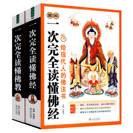图解一次完全读懂佛经/佛教（全两册） 佛教基础知识 经典佛经讲解 金刚经禅宗药师经 楞严经无量寿经学图书籍 商品图0