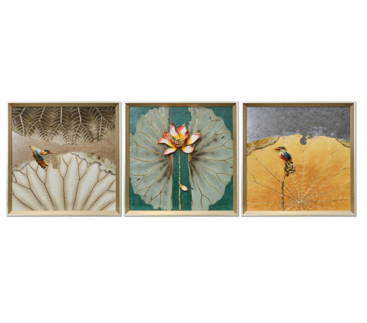 【团购展示】罗比罗丹 画（荷韵） 商品图0