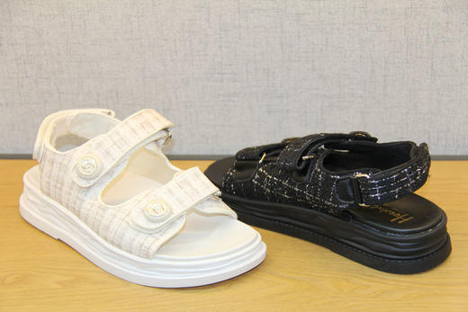 豪行2022年夏季新款22278051运动凉鞋女时尚网红软底休闲沙滩凉鞋 专柜正品 商品图5