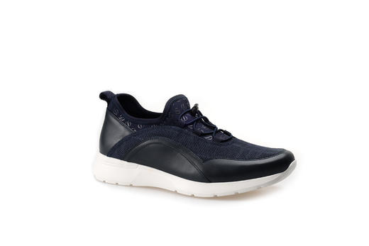 豪麟名鞋奥莱都彭男鞋牛皮革+织物休闲鞋E31211039蓝色  原价3660元 商品图0