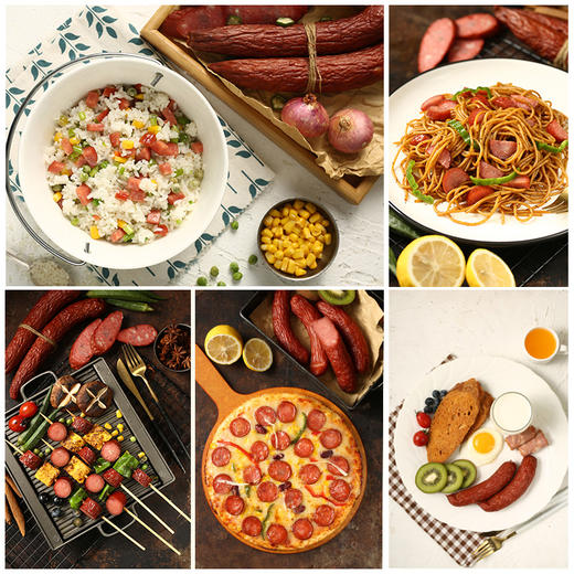 哈尔滨红肠【5根量版装】230g/根高克重 东北特产 碳烤香肠即食下酒菜 根装独立袋装 商品图5