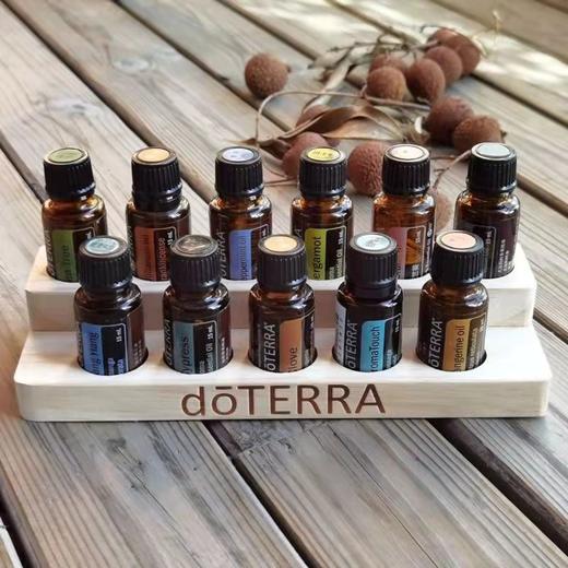 12格精油收纳曲面展示架收纳盒 桌面陈列架 多特瑞木制收纳盒15ml 商品图7