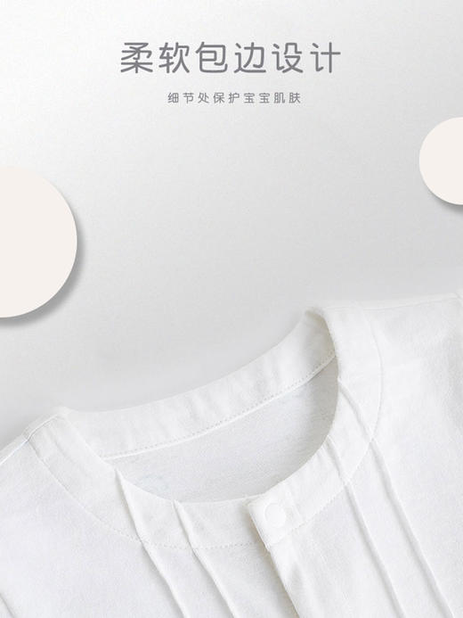 babybean亲豆海上的乐音纯棉宝宝全开哈衣夏季薄款爬服20NY04049B0102 商品图1