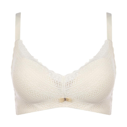 都市丽人内衣自然舒适A:中厚BC:薄蕾丝三排扣无钢圈3/4杯文胸LB22G2 商品图9