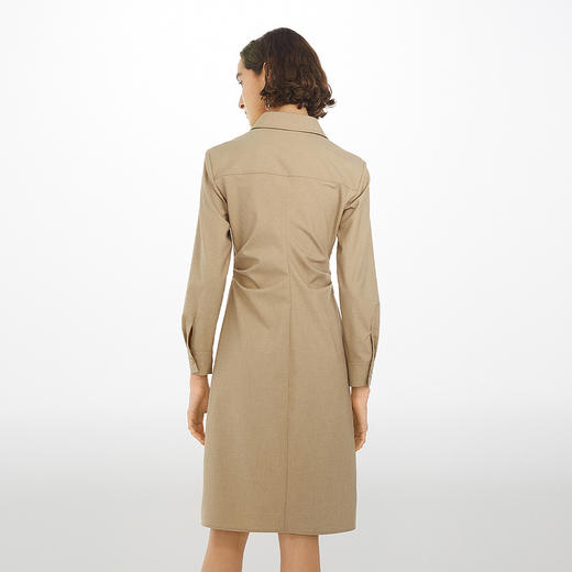 【商场同款】麦檬春蝴蝶抽褶腰部设计连衣裙5C1291711 商品图3