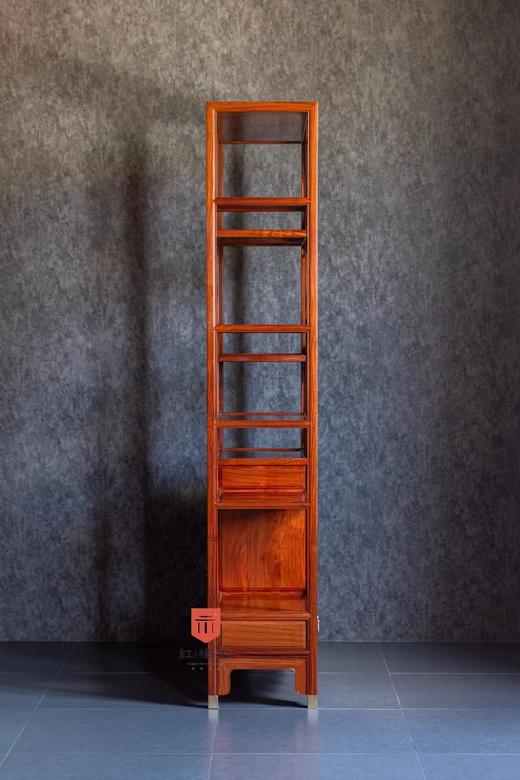 红桥红  家具严选  缅甸花梨（大果紫檀）  【200福庆有余博古架】 商品图7