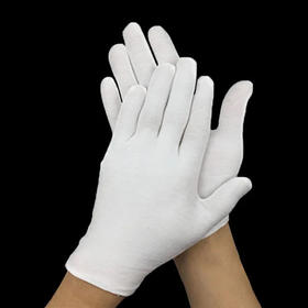白手套纯棉文玩盘珠加厚
